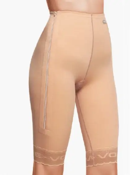 Prendas Post-Liposucción Fajas Estandar con cremalleras Faja con cremalleras por encima de rodilla Disamed