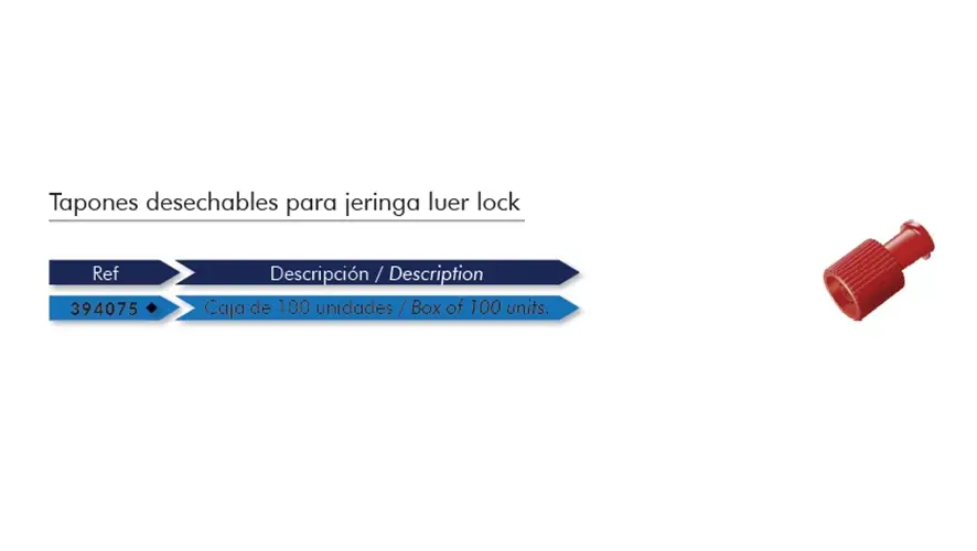 Tapones Desechables para Jeringa Luer Lock